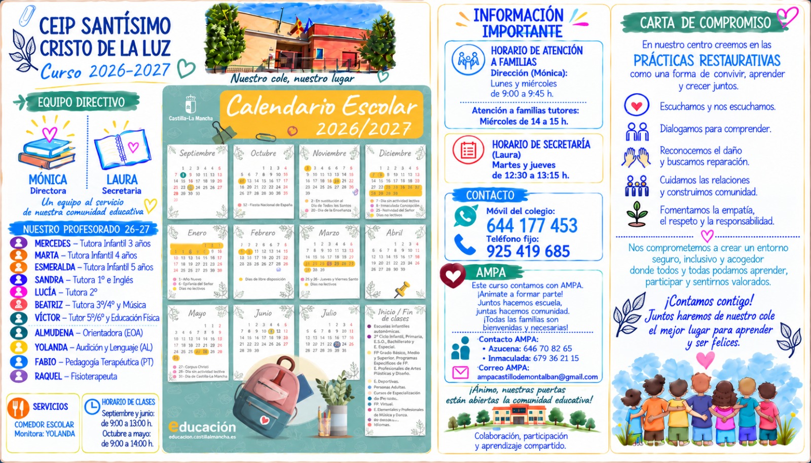 Guía visual del curso 2026-2027